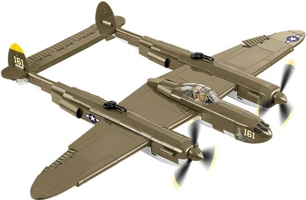Set blloqesh Cobi Klocki Lockheed P-38H Lightning, 652 pjesë, Historical Collection