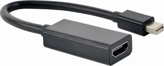 Adapter Mini DisplayPort në HDMI Gembird A-MDPM-HDMIF4K-01, 4K@30Hz, i zi