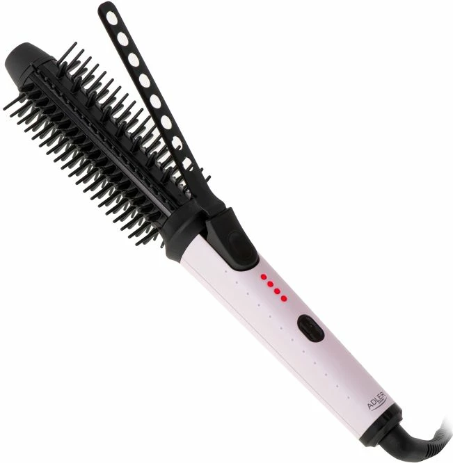 Kaçurrelues ADLER AD2113, 26 mm, 4 nivele temperature, veshje qeramike, me krehër, bardh/zi