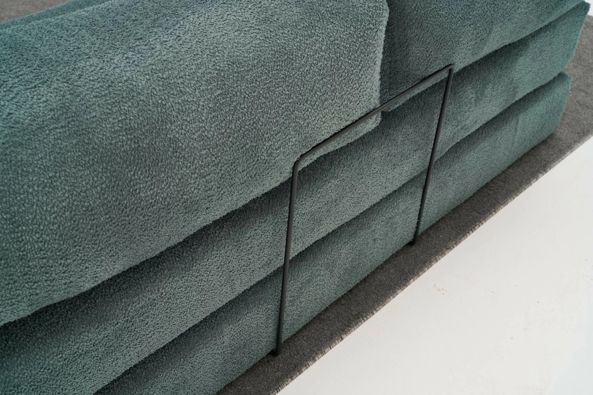 Këndare Comfort, stof 100% chenille, ngjyrë e gjelbër
