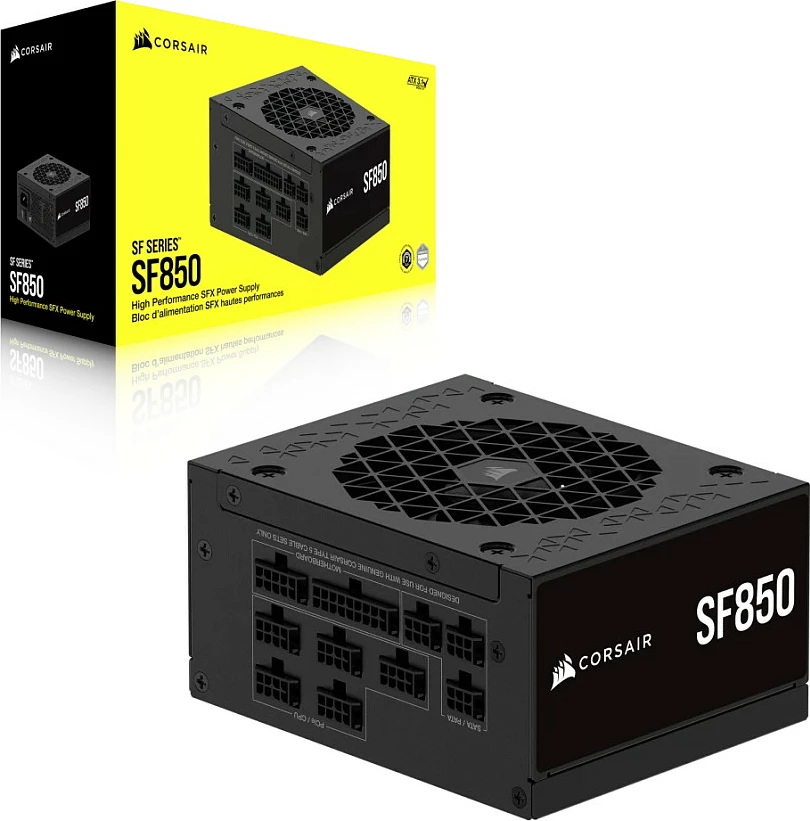 Furnizues rryme Corsair SF850 (CP-9020256-EU), 850W, SFX, 80 PLUS Platinum, fully modular, i zi