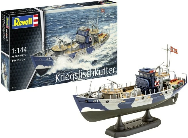 Model plastik anije Revell KFK Kriegfischkutter 1:144, 102 pjesë