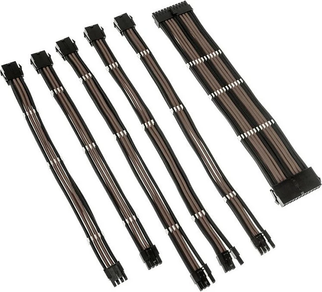 Kit zgjatues kabllosh të gërshetuara Kolink Core Adept, Black/Gunmetal