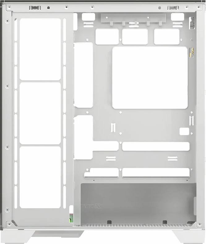 Kasë XYZ PC GEAR Trifecta ARGB X-CS-TRIFECTA-W Midi Tower, USB-C, tempered glass, e bardhë