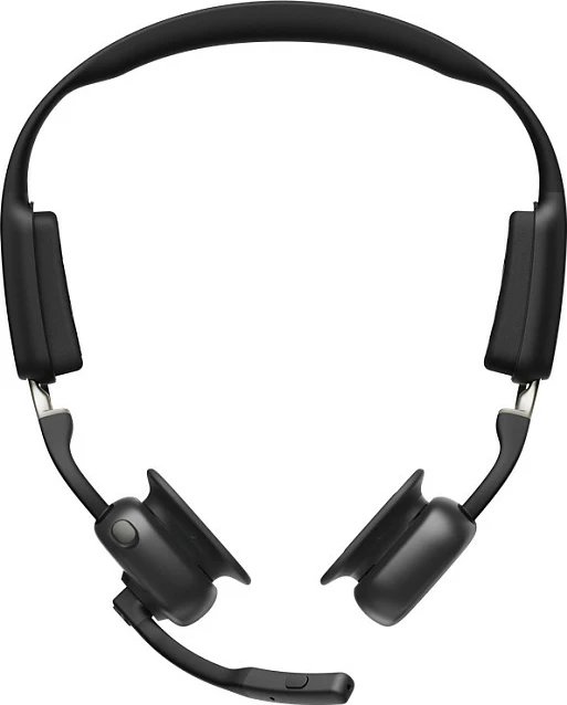 Kufje Shokz OpenMeet, Bluetooth wireless, bone conduction, me mikrofon, të zeza