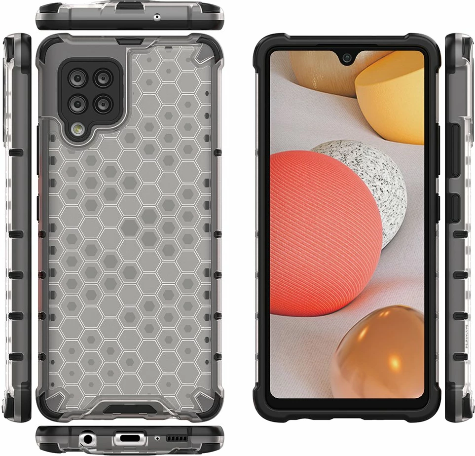 Mbështjellës Hurtel Honeycomb për Samsung Galaxy A42 5G, Transparent