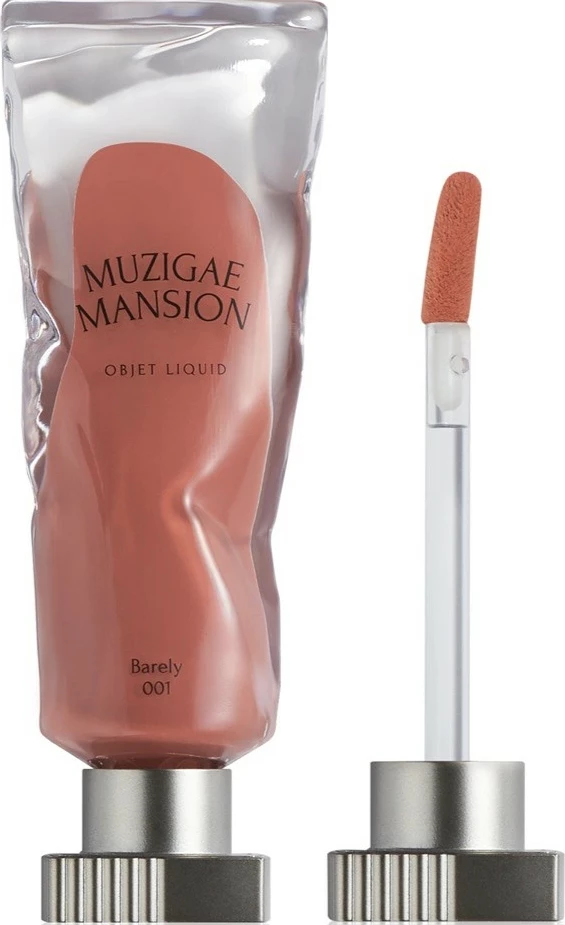 Buzëkuq liquid Muzigae Mansion Objet Long-lasting Matte 001 Barely për femra 6ml