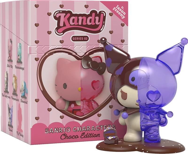 Figurinë koleksionuese Mighty Jaxx Kandy x Sanrio ft. Jason Freeny Series 02 (Choco Edition) blind box