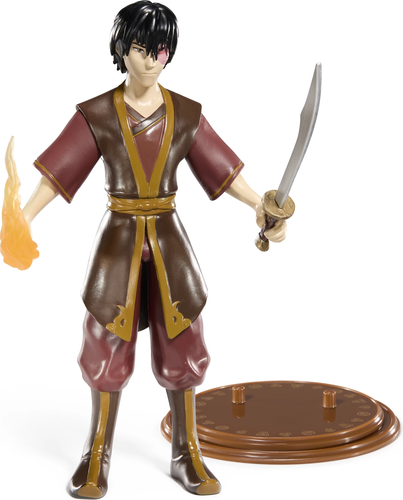 Figurë koleksionuese Noble Collection Bendyfigs Zuko 19 cm, me stendë dhe aksesorë