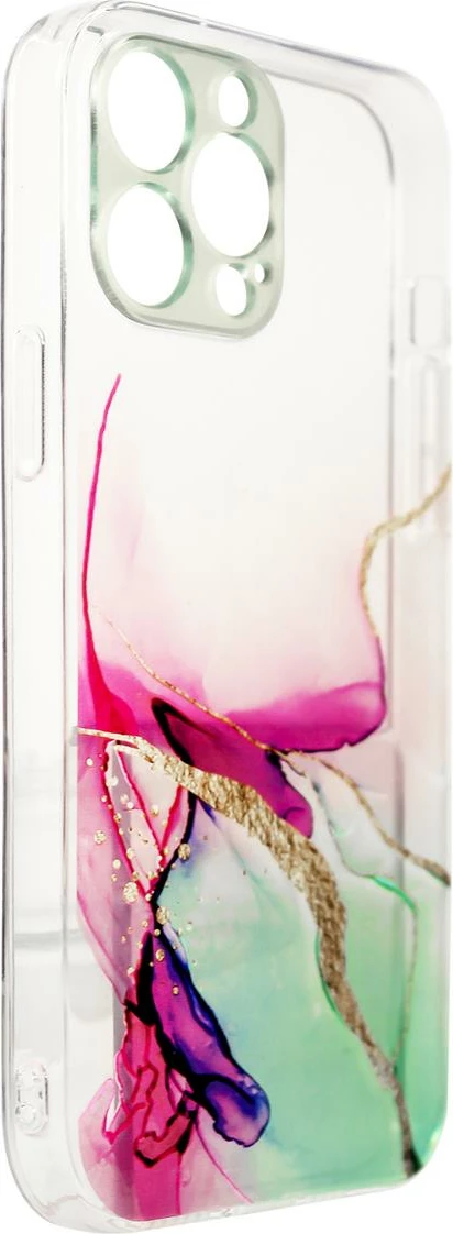 Mbështjellës Hurtel Marble Case për iPhone 12 Pro, TPU, Mint Marble
