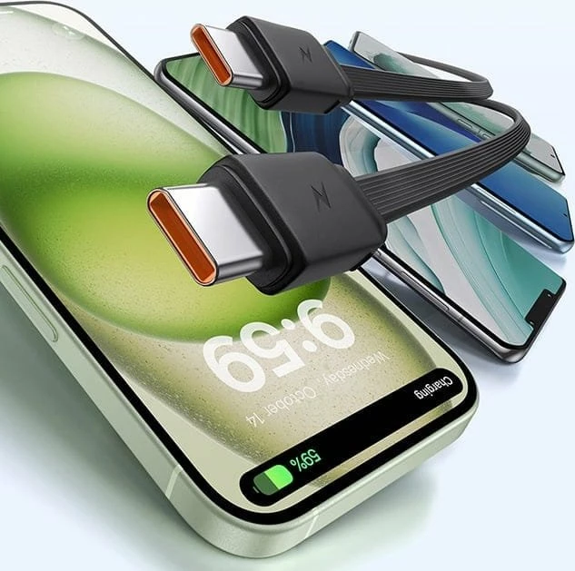 Powerbank Baseus QPow 2 10000mAh 30W 2x USB-C, 1x USB-A, i bardhë