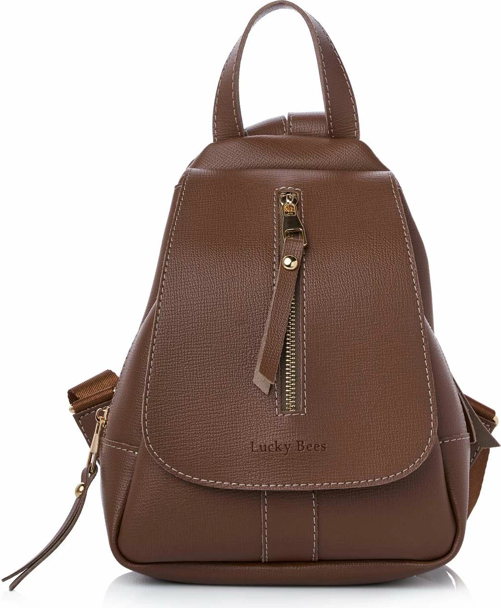 Çantë shpine Lucky Bees, ngjyrë mink, 945 v2