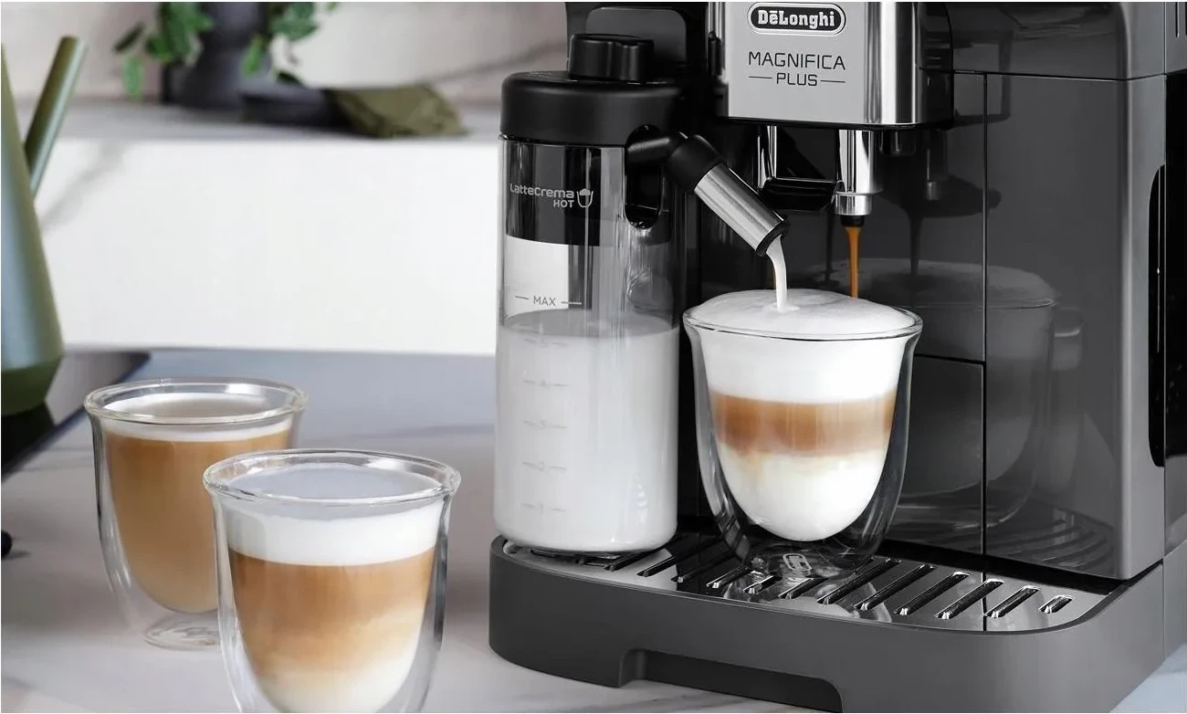 Aparat kafeje DeLonghi Magnifica Plus ECAM 320.61.G, automatik, gri