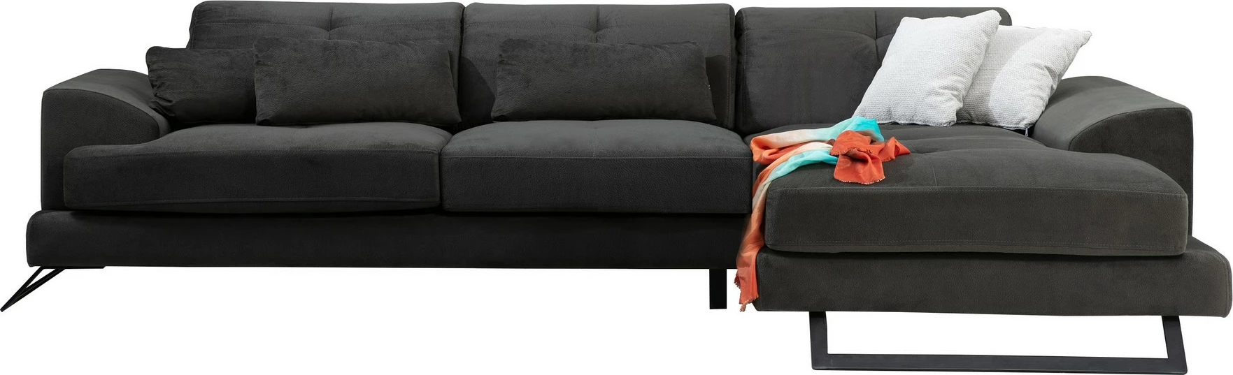 Kënd-sofë Atelier del Sofa, Frido kënd i djathtë (L3+Chl), anthracite