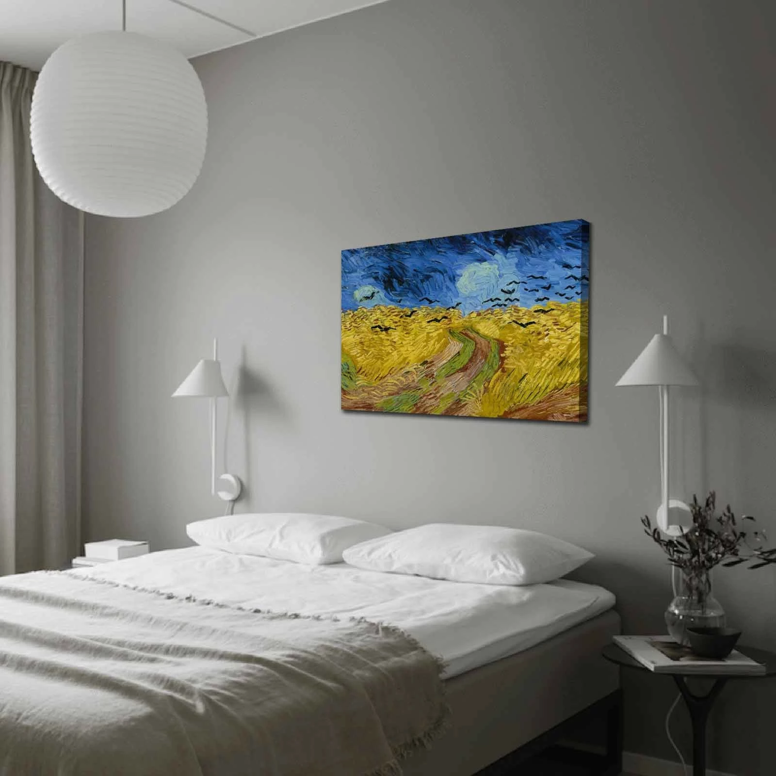 Pikturë dekorative në kanavacë, Van Gogh, shumëngjyrëshe, 70x100cm, kornizë druri