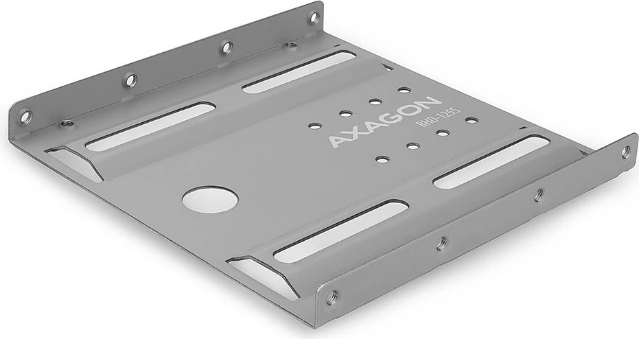 Kornizë metalike AXAGON RHD-125S për montim të HDD/SSD 2.5" në hapësirë 3.5", Gri