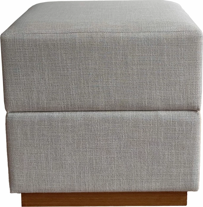 Stool bllok, bezhë, 45x45x45cm