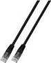 Kabllo rrjeti EFB Elektronik RJ45 Cat5e, 5 m, U/UTP, e zezë
