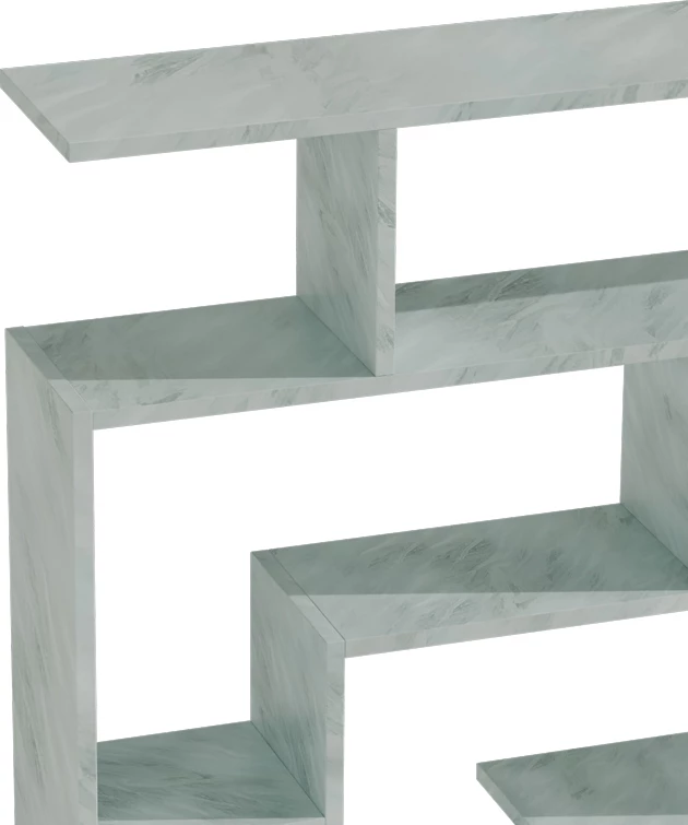 Raft librash Nardy ngjyrë mermeri të bardhë 125x22x129cm