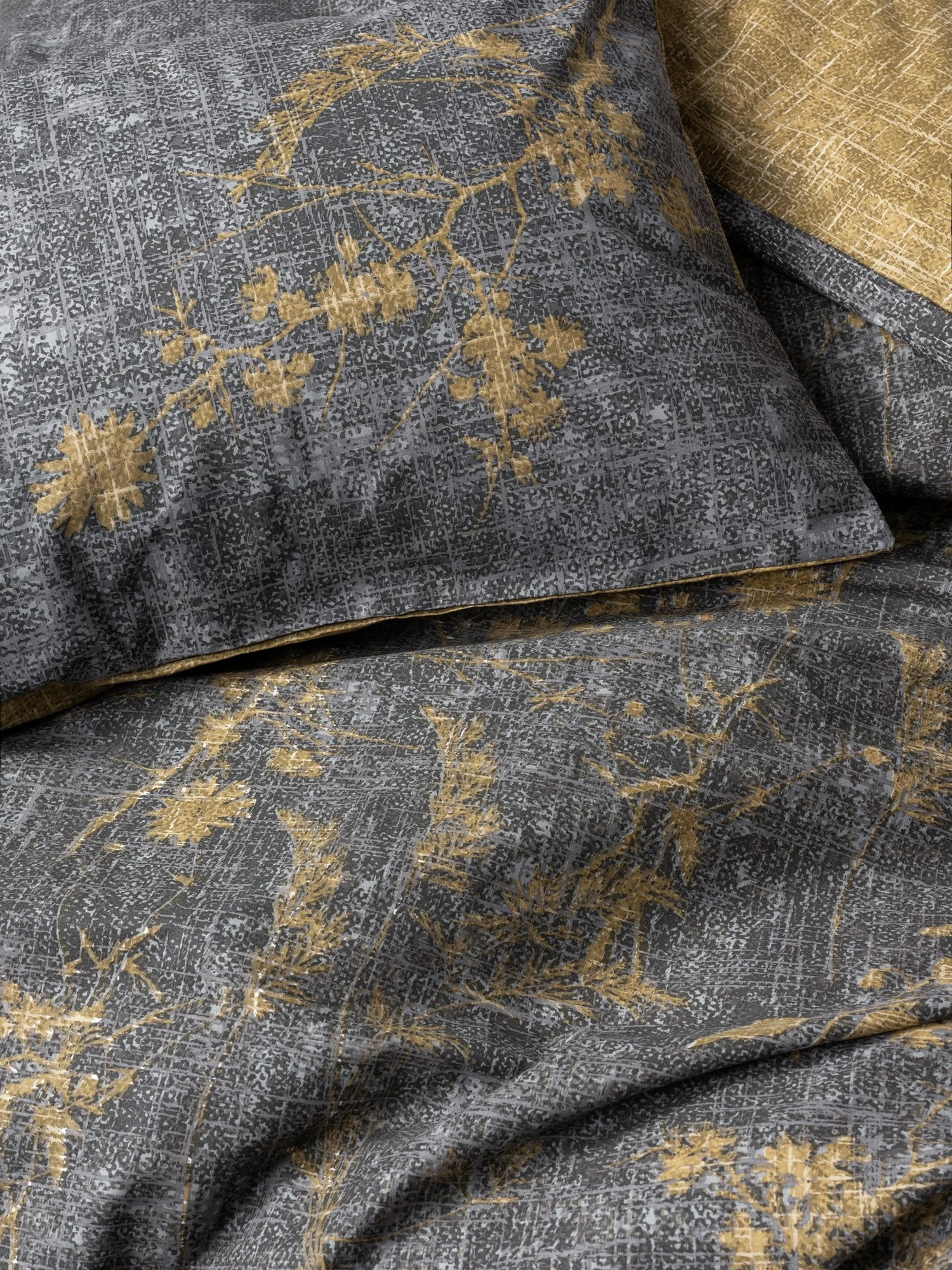 Set mbulesë për jorgan dopio, ngjyrë mustard, L'essentiel, Yadawa