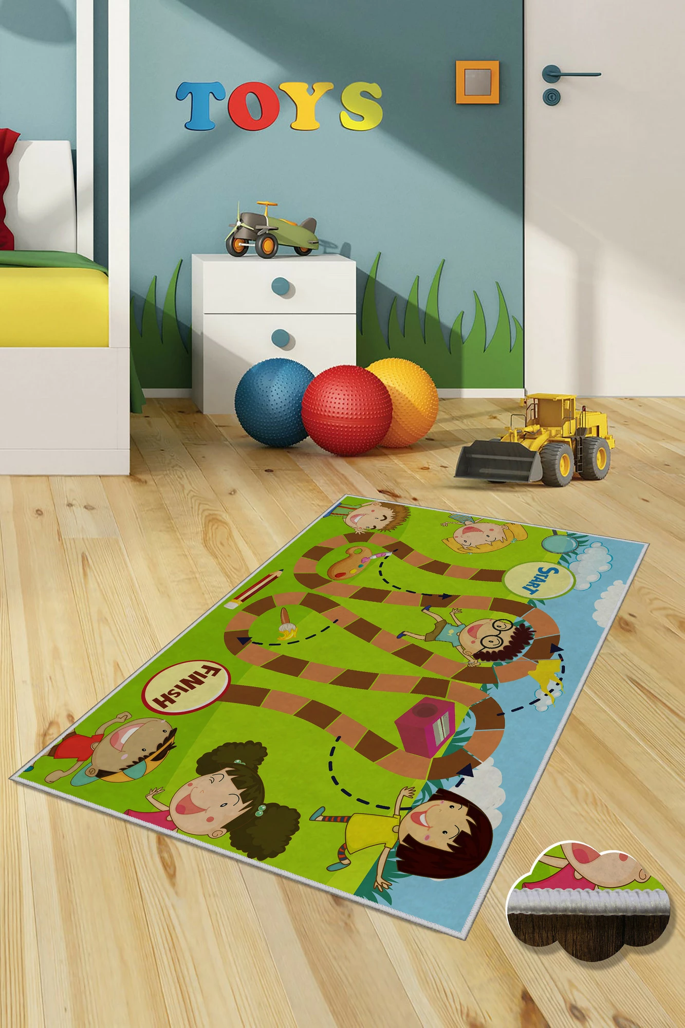 Qilim korridori, shumëngjyrësh, 100x300cm, Conceptum Hypnose, WOOKECE091