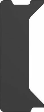 Panel anësor tavoline GENESIS Holm Modular NDS-2276 30 cm, majtas, zi