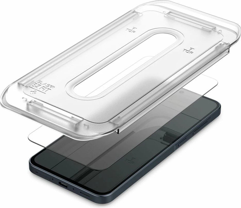 Xham i temperuar Spigen Glas.TR Ez Fit për Samsung Galaxy A36 5G, Transparent, 2 copë