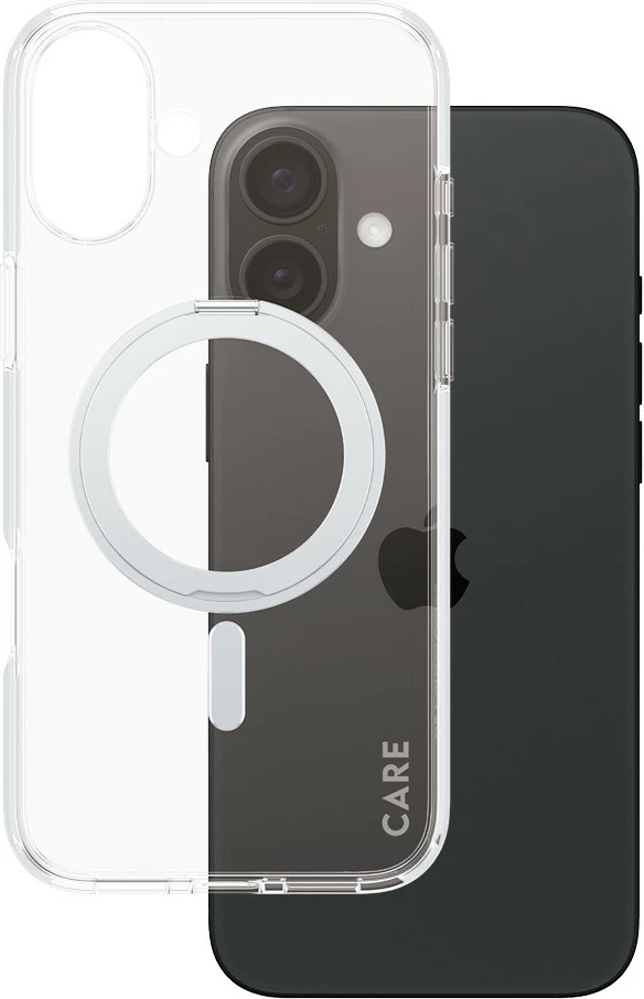 Mbështjellës PanzerGlass CARE Case, MagSAFE, për iPhone 16 Plus, transparent