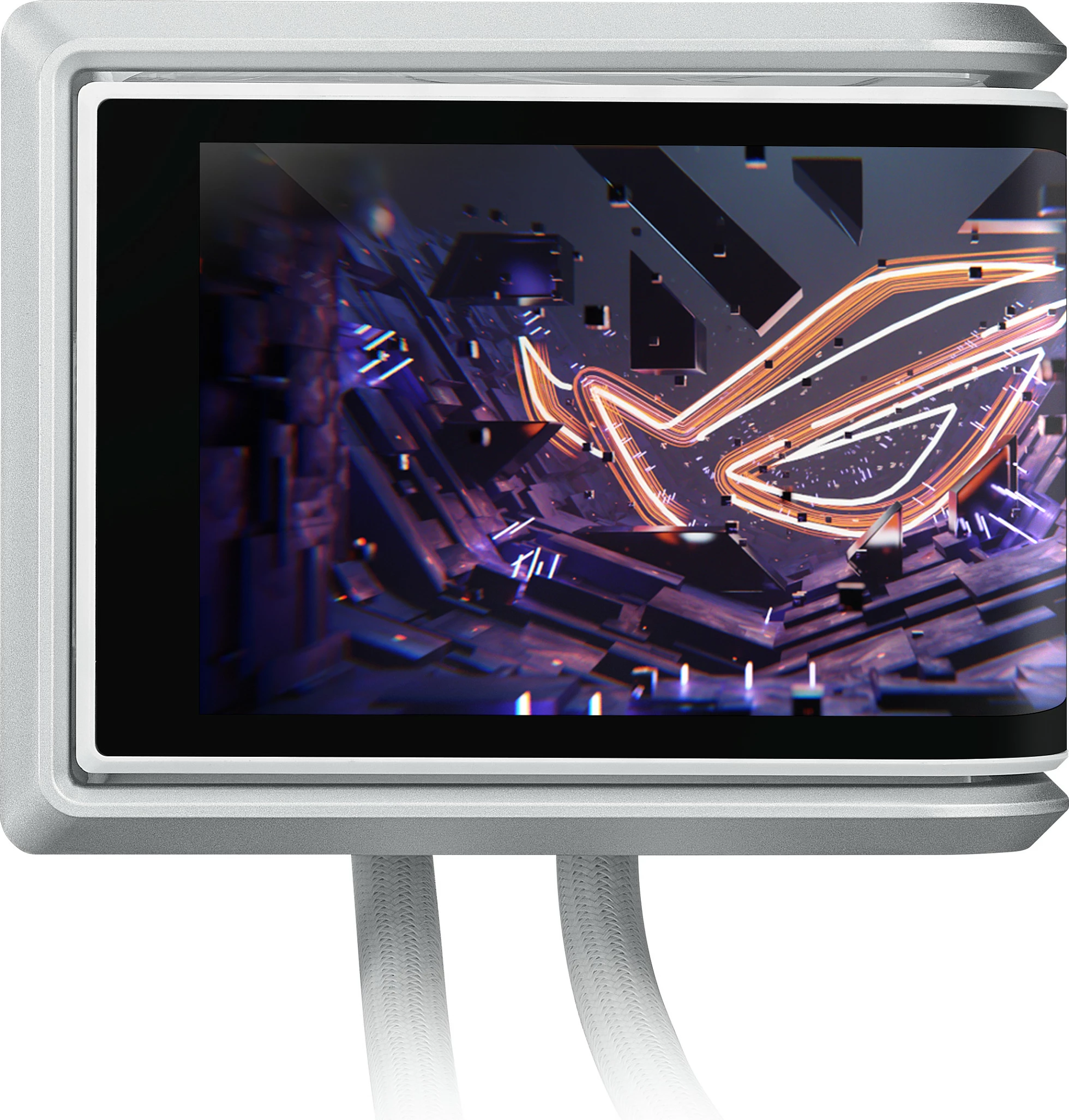 Ftohës uji AIO ASUS ROG RYUO IV 360 ARGB, 3x120mm, ekran AMOLED 6.67", i bardhë