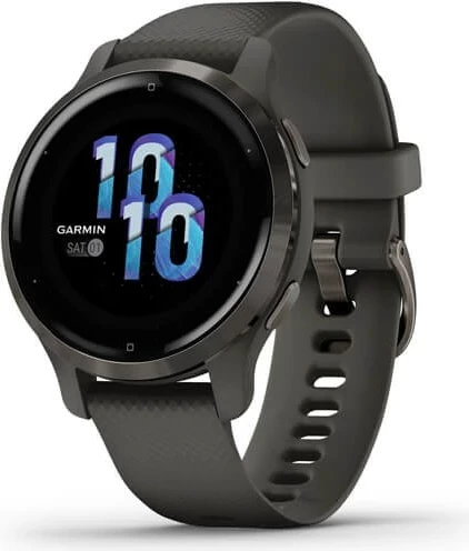 Smartwatch Garmin Venu 2S, 40 mm, AMOLED, GPS, Grafit/zi
