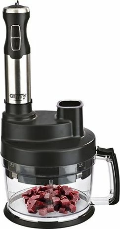 Blender Camry CR 4623 1600W, set multifunksional 2.0L + 600ml, zi/argjend