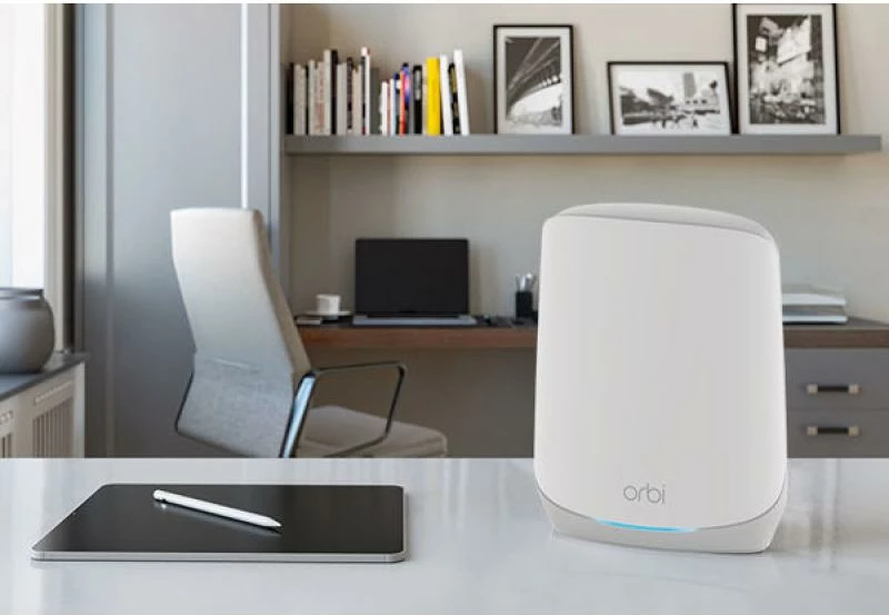 router Wi‑Fi mesh Netgear Orbi RBK762S-100EUS shpejtësi 5Gbps 3-6 porta set 2-pjesësh e bardhë
