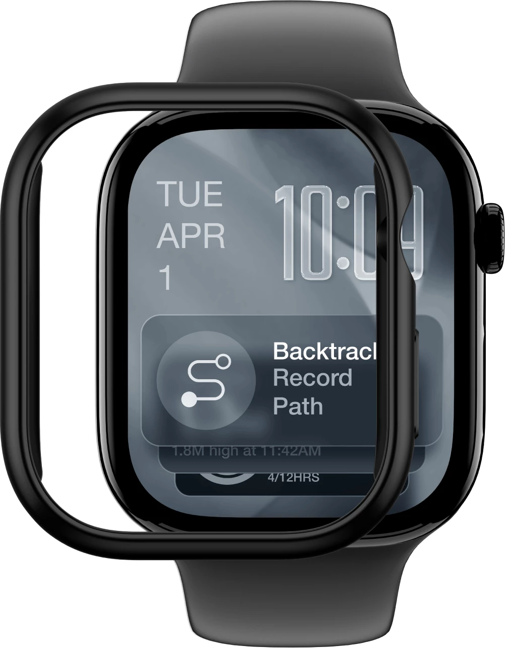 Mbështjellës për smartwatch, AmazingThing, Minimal, për Apple Watch Series 11 42mm, i zi