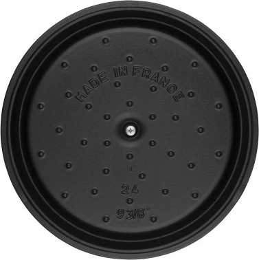 Tenxhere Staub La Cocotte 20cm, gize, e zezë