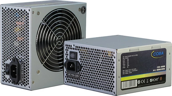 Furnizues rryme për PC Inter-Tech COBA CES-400B, 400W, 82+ Bulk, gri