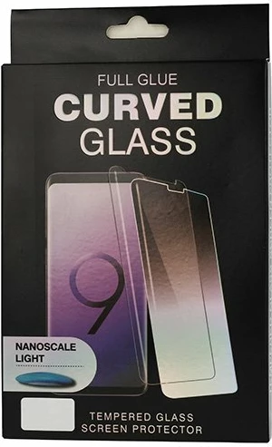 Mbrojtës ekrani qelq i kalitur UV Premium për Samsung Galaxy S20 Ultra G988, full screen, me lëng UV dhe llampë UV, transparent, komplet