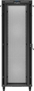 Kasë rack LANBERG 19" 47U 800x800, me derë perforuese LCD, e zezë
