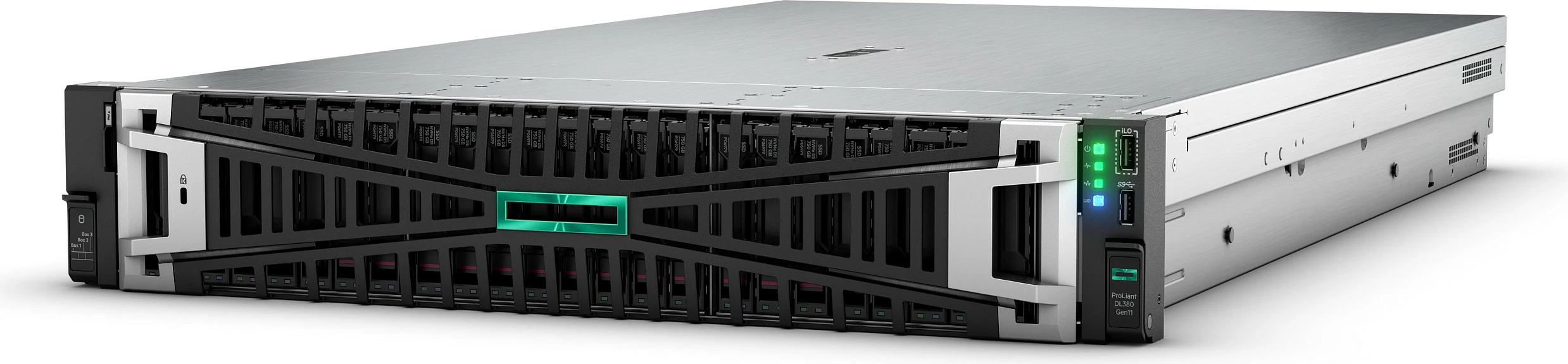 Server HPE ProLiant DL380 Gen11, Xeon 4516Y+ 24-Core, 64GB DDR5, 2x480GB SSD, 2U Rack
