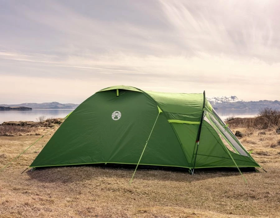 Çadër turistike Coleman Darwin 3 Plus BlackOut, 3-person, 4500 mm, double-skin, green