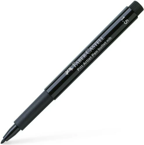 stilolaps vizatimi Faber-Castell Pitt Artist Pen FC-167153, set 4 copë, e zezë
