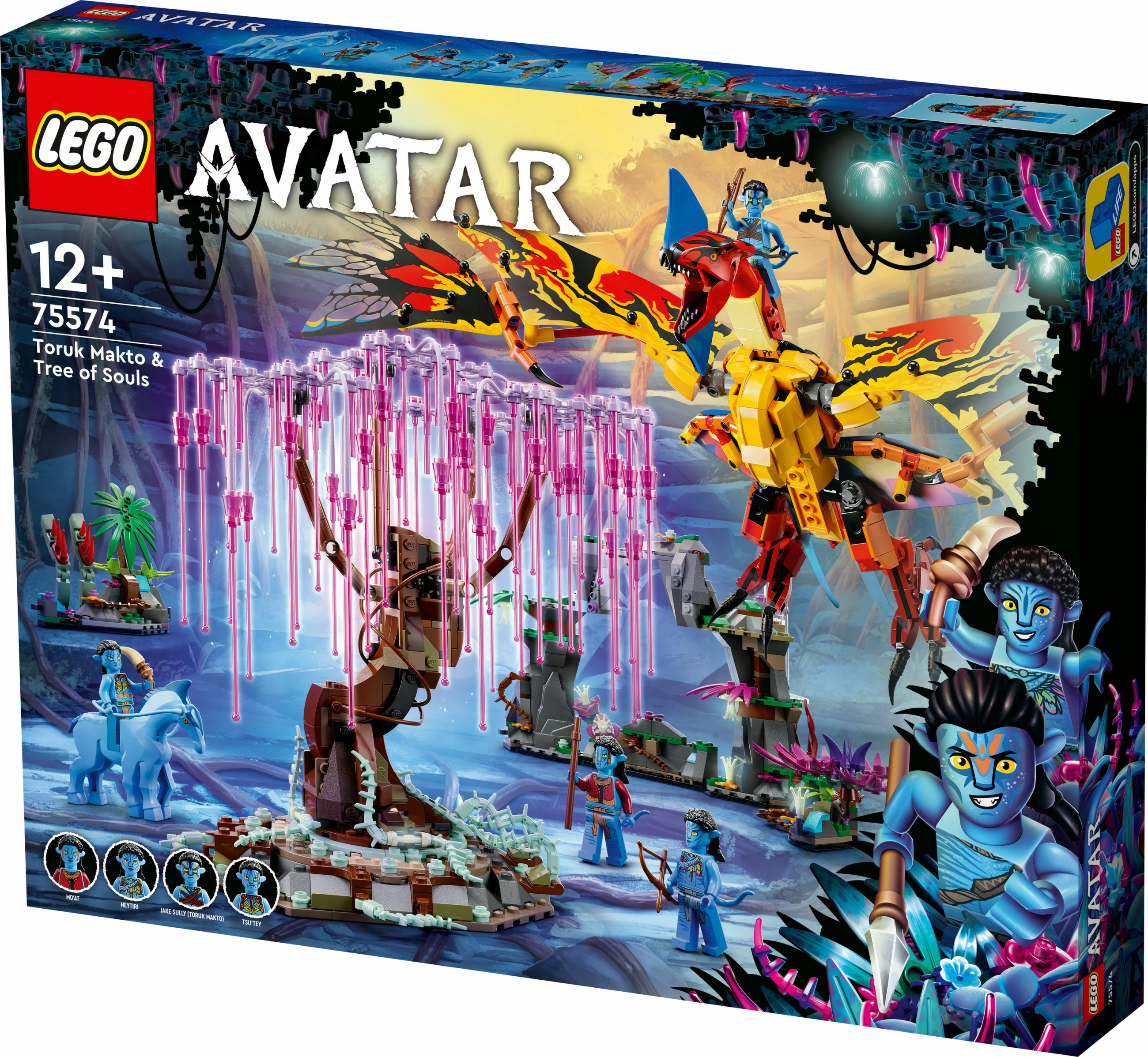 Set ndërtimi LEGO Avatar Toruk Makto & Pema e Shpirtrave, 1212 copa, plastikë, shumëngjyrësh