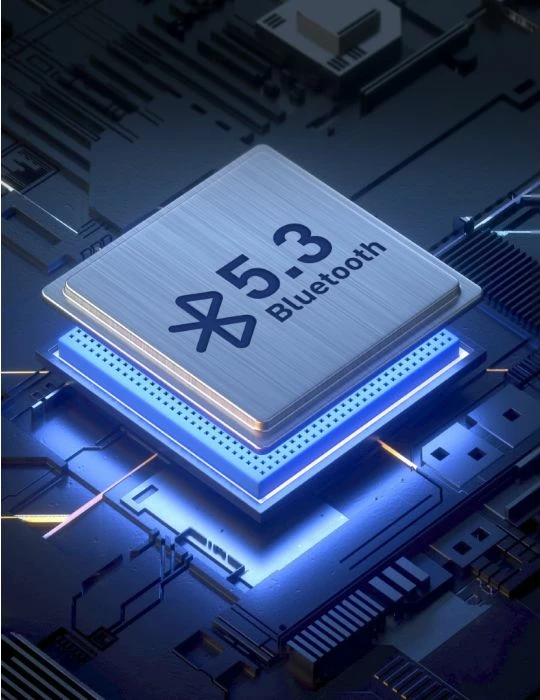 Kufje Bluetooth TaoTronics TT-BH1121, driver 40 mm, Bluetooth 5.3, 20 orë bateri, palosshme, me lidhje 3.5 mm, të zeza