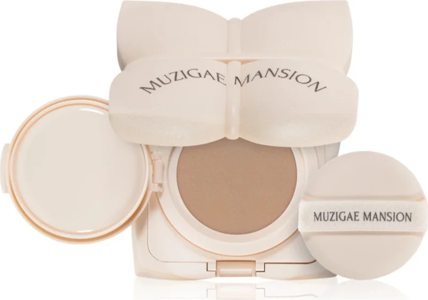 Fondatinë kompakte për femra Muzigae Mansion Sleek Water Cushion N22, 15g