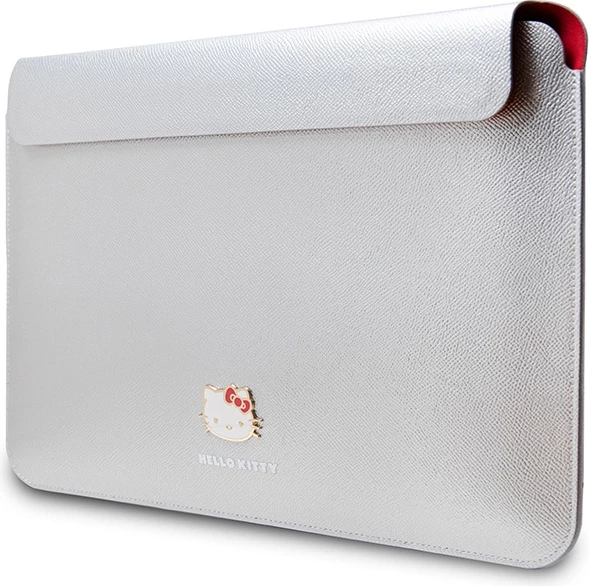 Mbështjellës laptopi Hello Kitty Metal Logo, 14 inç, argjend