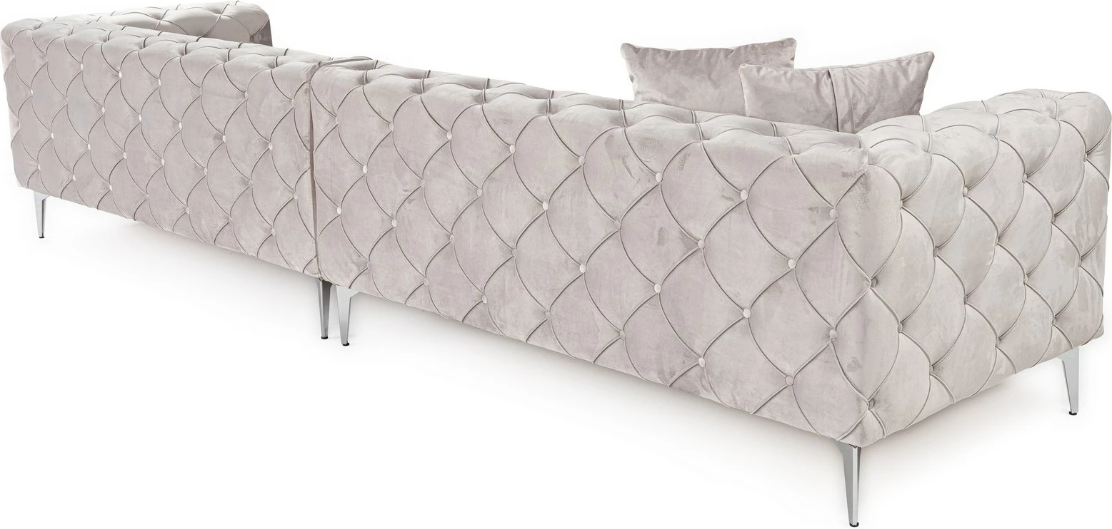 Divan katër vendesh Atelier del Sofa, Como, ngjyrë gri e çelët