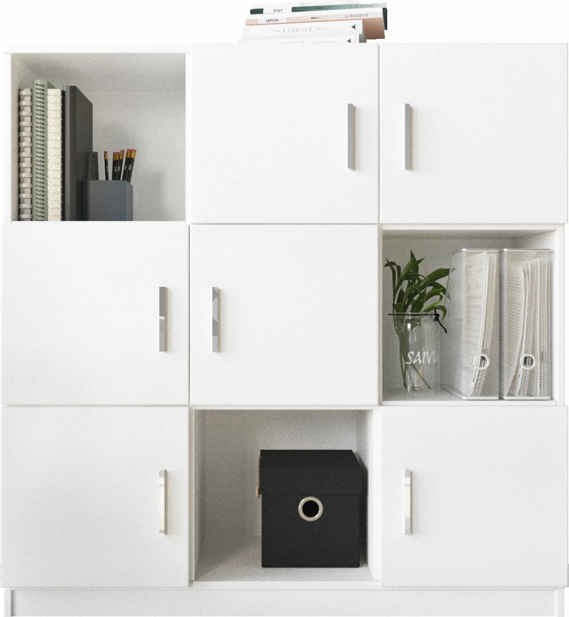 Dollap shumëfunksional Hanah Home, i bardhë, Vo7-W