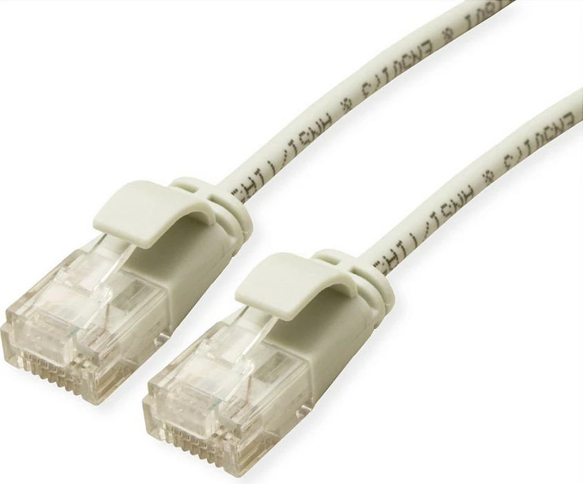 Kablë rrjeti ROLINE GREEN 21.44.3907, Cat6a, 5m, RJ-45, U/UTP, gri