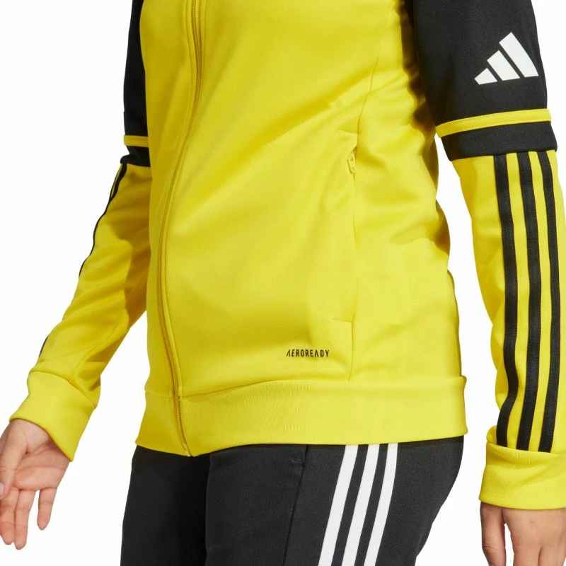 Duks për fëmijë adidas, zi-verdhë [Madhësia: 116 cm]