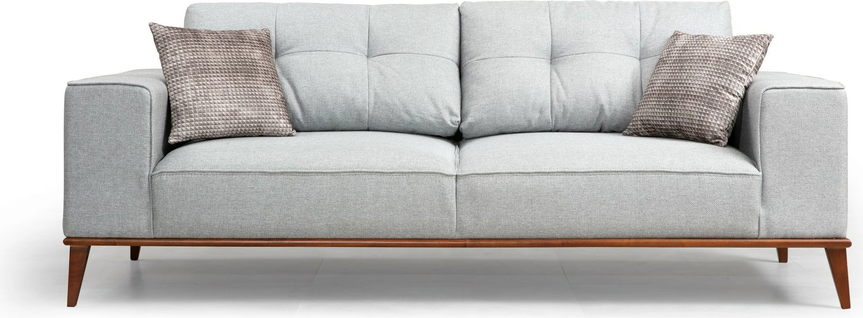 Krevat-sofa treshe Montana, ngjyrë gri, Atelier del Sofa