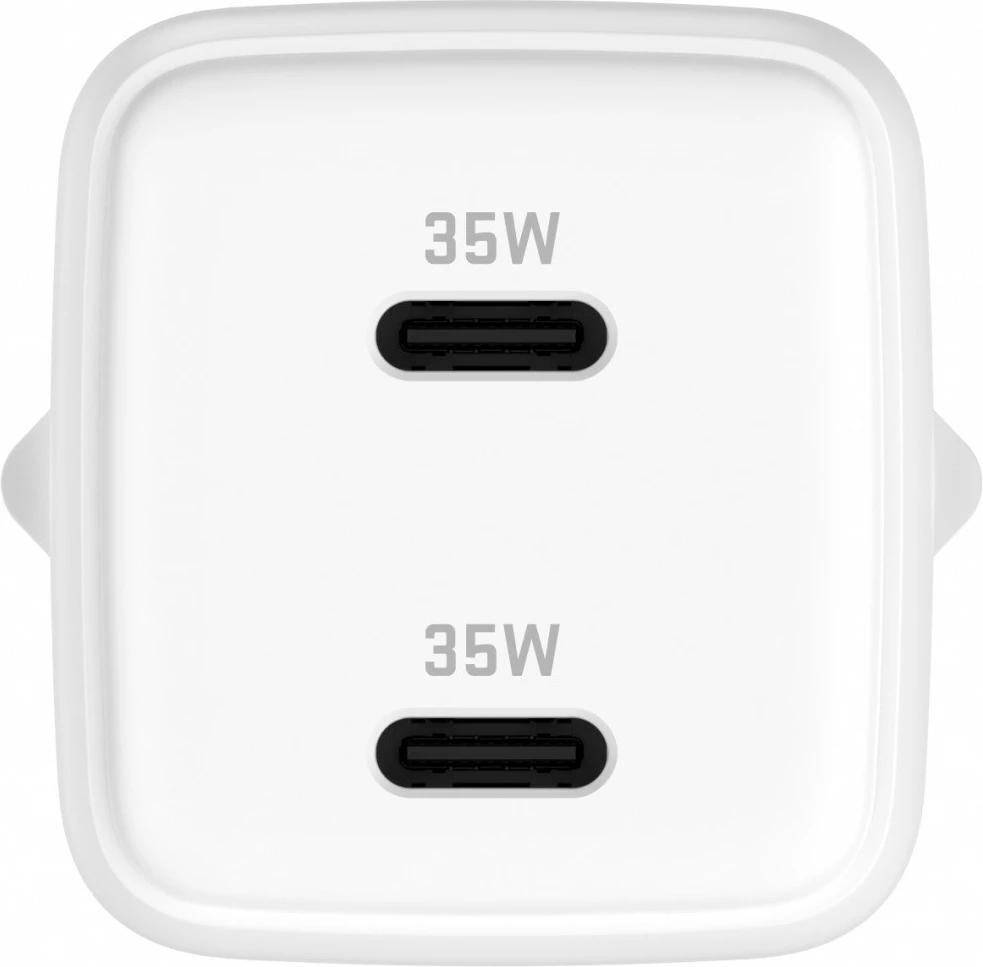 Karikues muri YENKEE YAC G35D VOLT, 35W, 2x USB Type-C, i bardhë